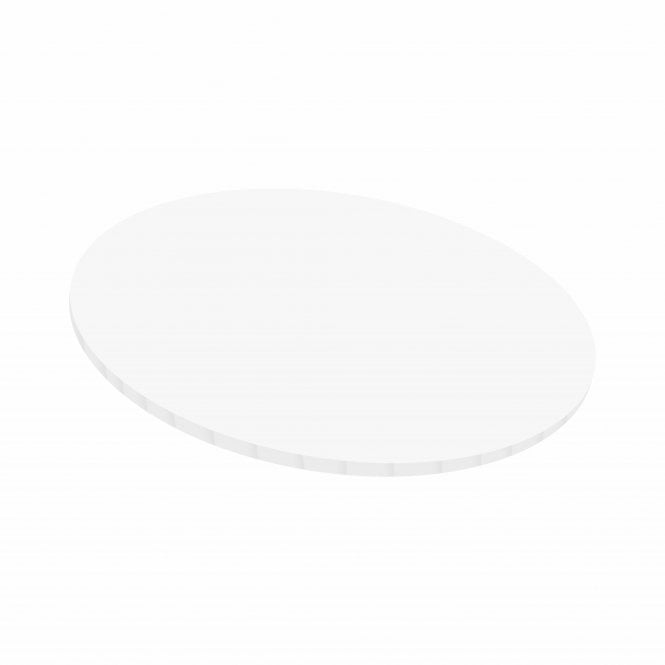 12" Gloss White Masonite Cake Board