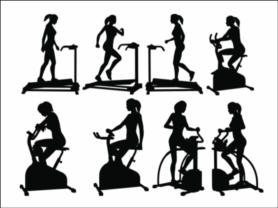Gym Active workout silhouettes Edible Printed Cake Decor Topper Icing Sheet Toppers Decoration