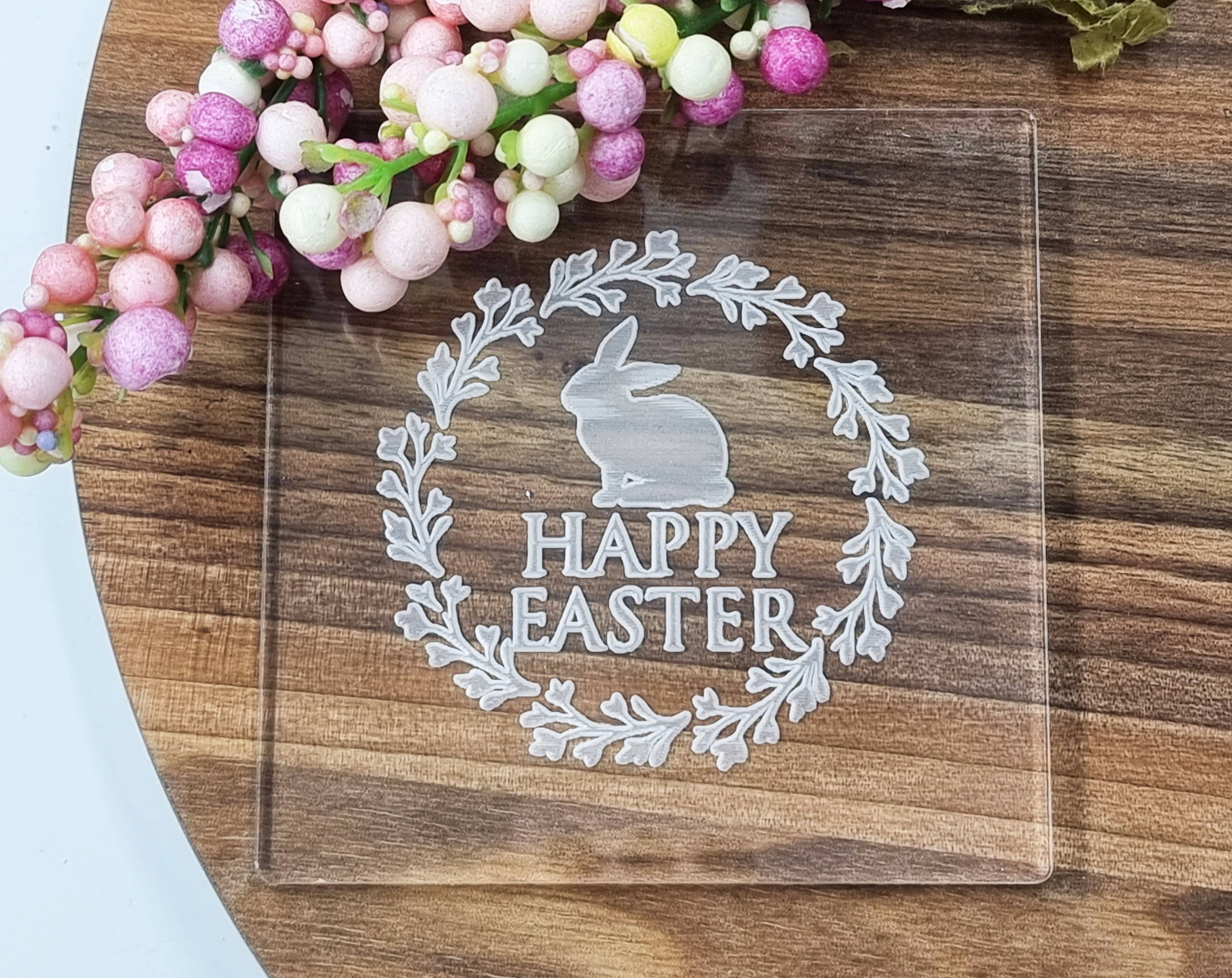 Make & Fun Happy Easter Fondant Embosser, Cookie Debosser