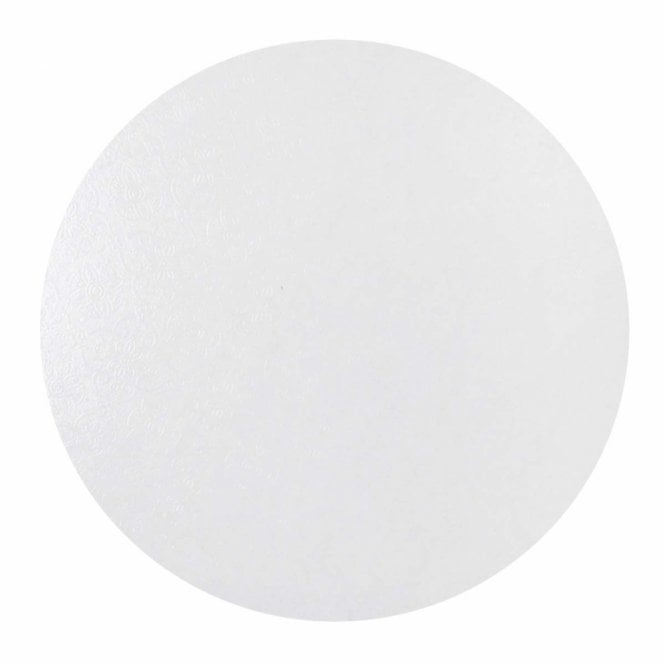 Circa 30cm / 12 Inch Masonite Deep Cake Board - White Round / Circle (12mm Thick)