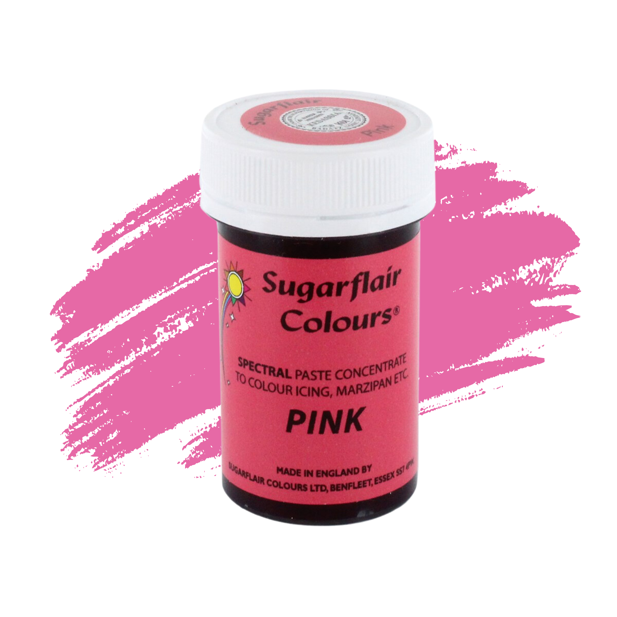 Sugarflair Paste Colours Concentrated Food Colouring - Spectral Pink - 25g