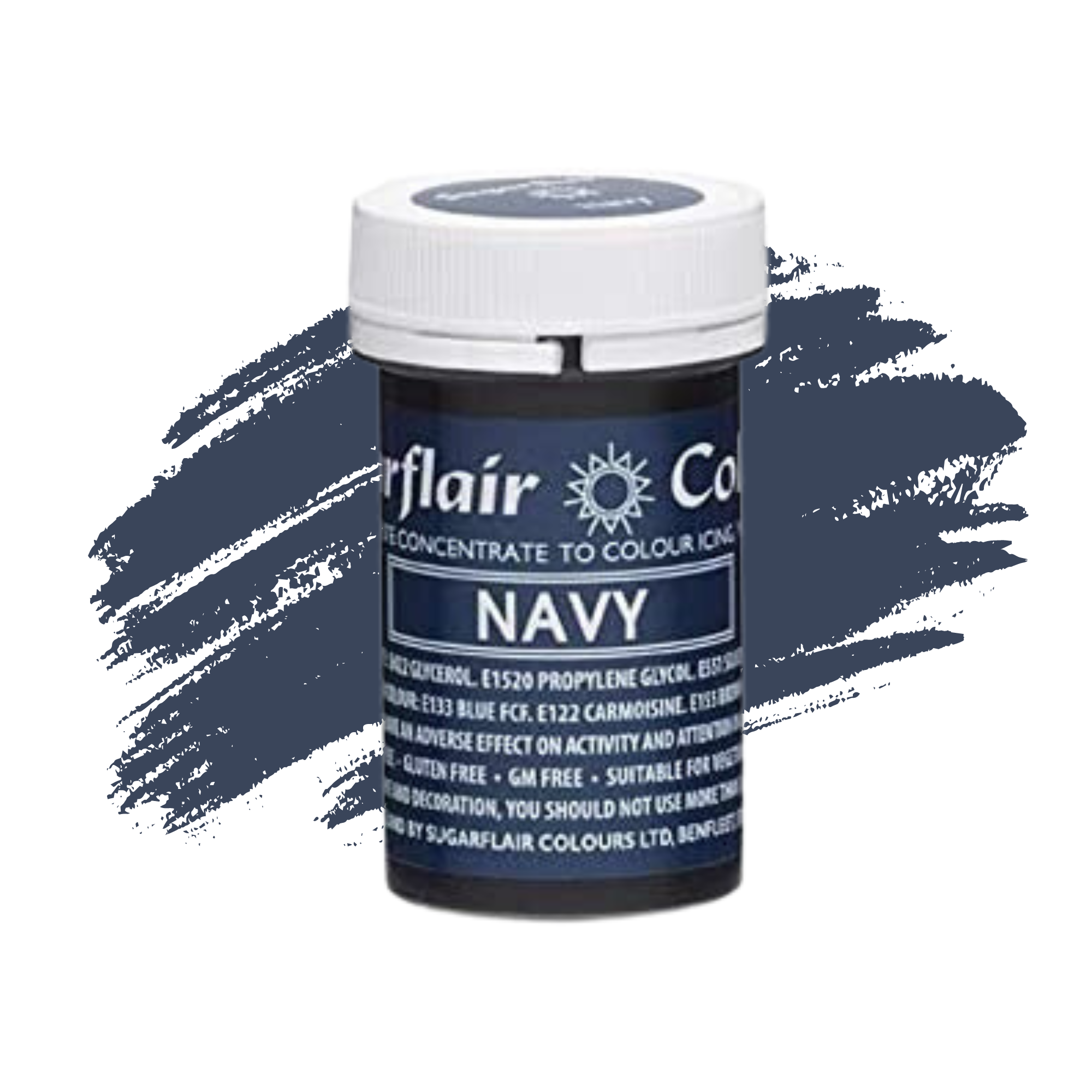 Sugarflair Paste Colours Concentrated Food Colouring - Spectral Navy Blue - 25g
