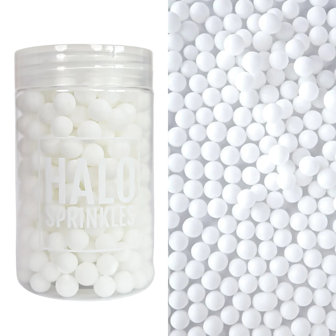 Halo Sprinkles Luxury Blend - Matte Sugar Pearls White