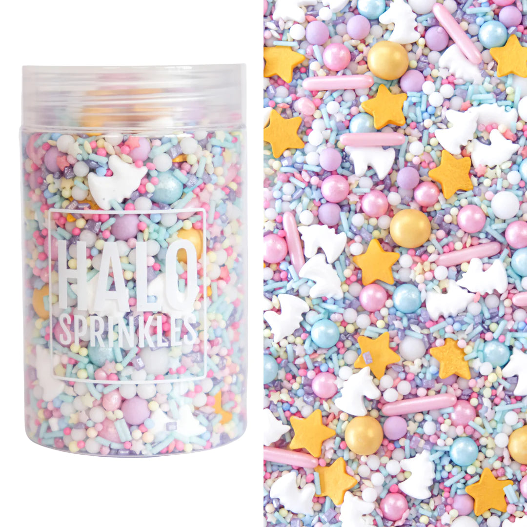 Halo Sprinkles Unicorn Sprinkles - I Believe in Unicorns (Edible Sprinkle Blend)