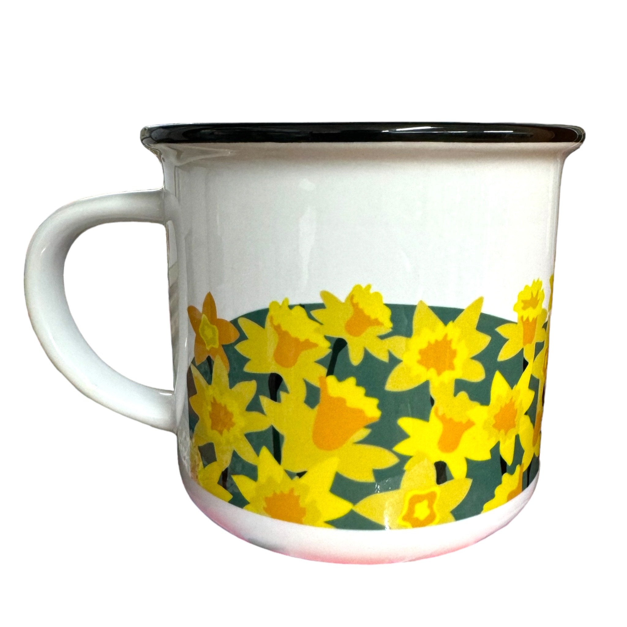 Max Rocks Ceramic Daffodil Flower Mug