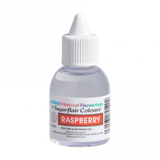 Sugarflair Raspberry - Kosher Concentrated Natural Flavour / Food Flavouring 30ml