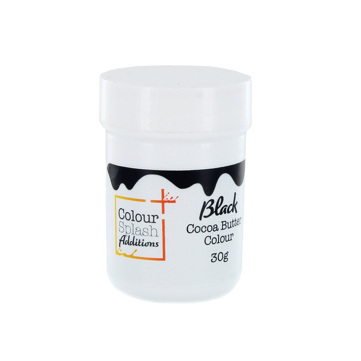 Colour Splash Additions - Cocoa Butter Edible Food Chocolate Colour - Black 30g