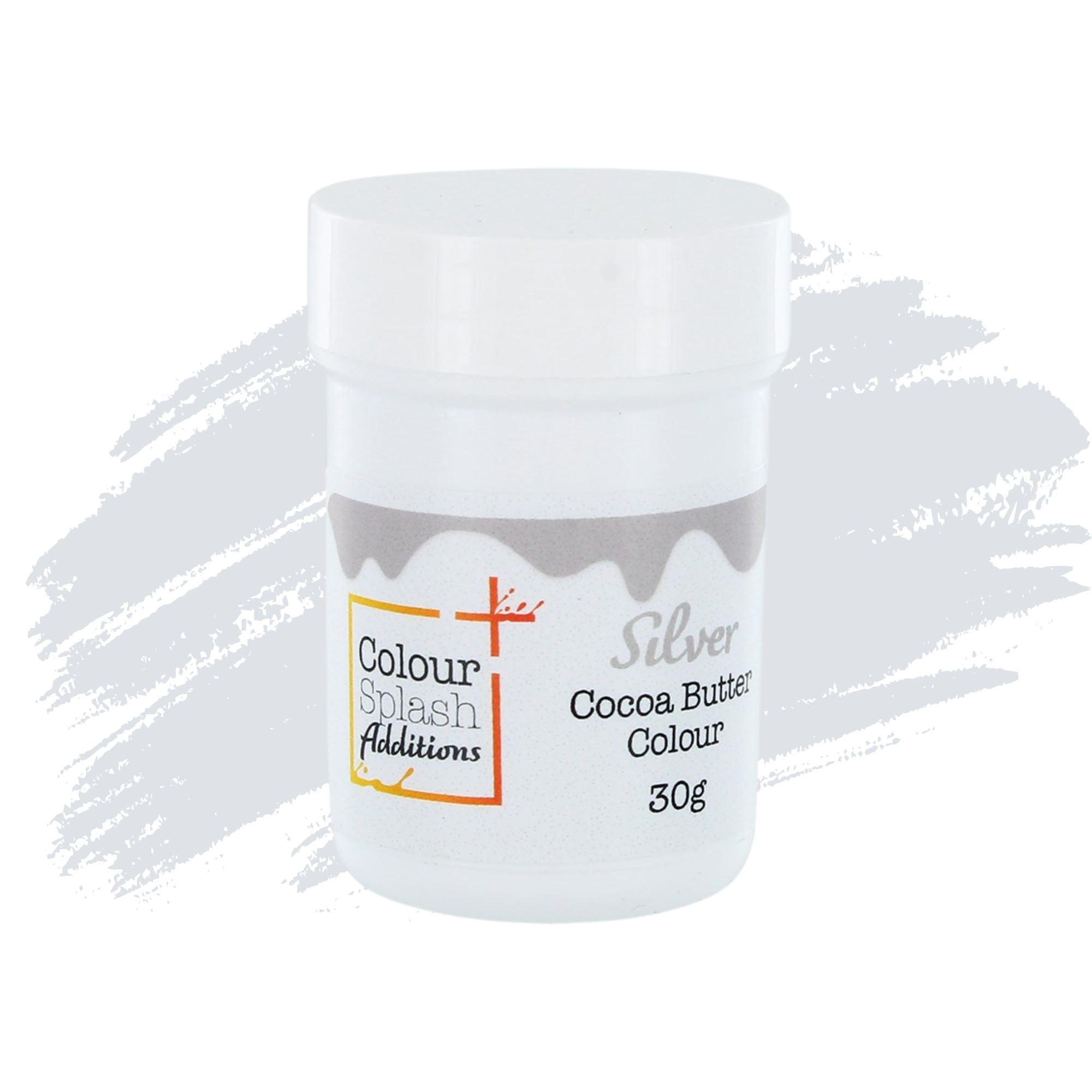 Colour Splash Additions - Cocoa Butter Edible Food Chocolate Colour - Silver 30g