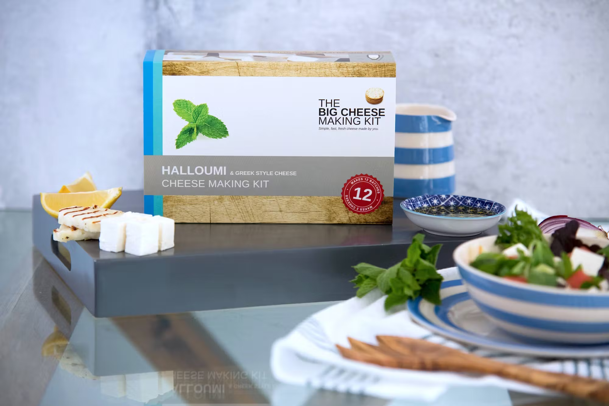 Halloumi and Greek Style Cheese Making Kit by The Big Cheese Making Kit