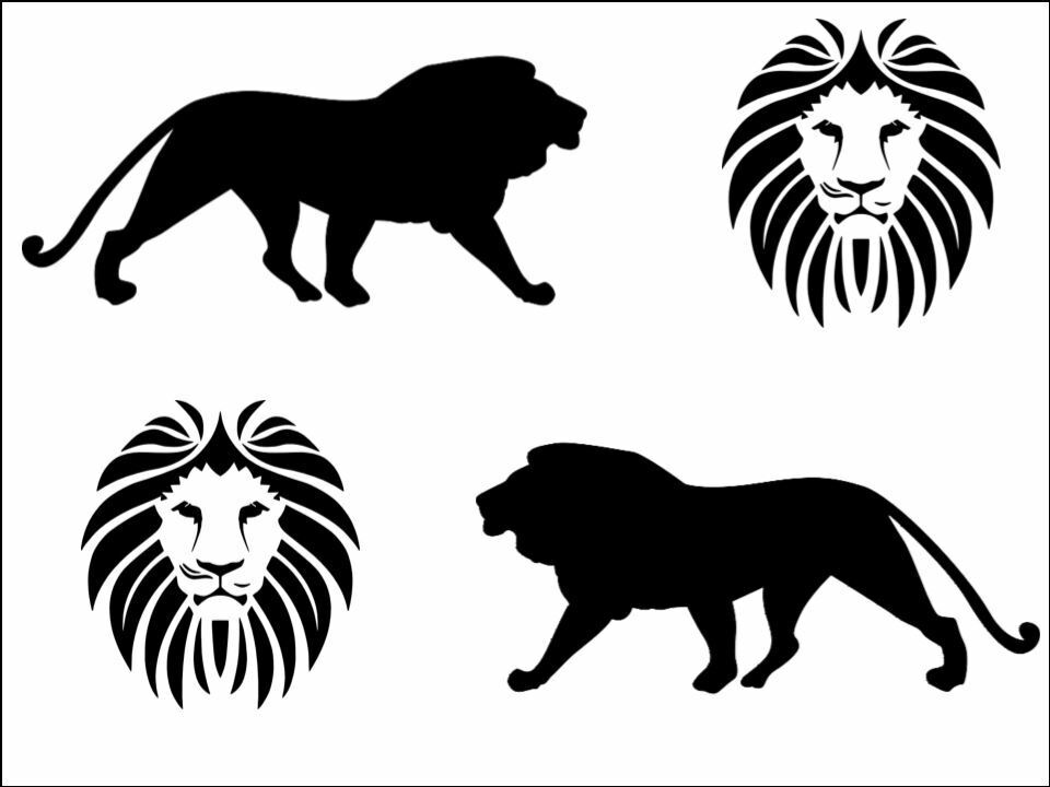 Lion King of jungle wild Silhouette Background edible Printed Cake Decor Topper Icing Sheet  Toppers Decoration