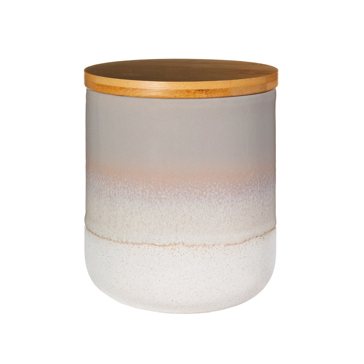 Sass & Belle Mojave Ombre Glaze Storage Canister Grey