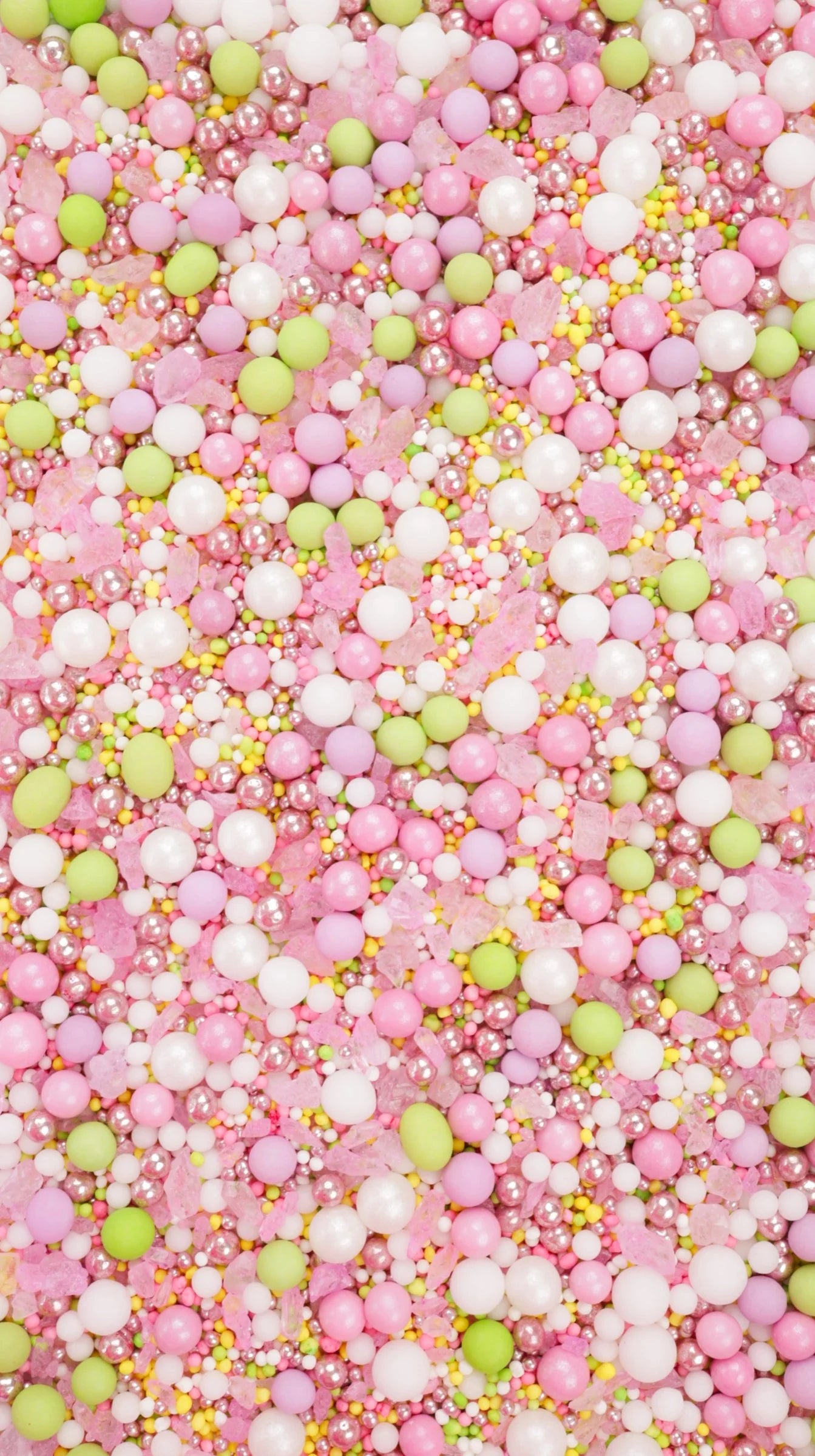 Halo Sprinkles - Luxury Edible Pearl Sprinkle Blend - Mia - Pastel Colourful