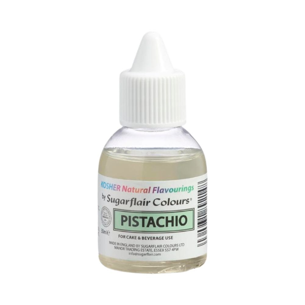 Sugarflair Pistachio - Kosher Concentrated Natural Flavour / Food Flavouring 30ml