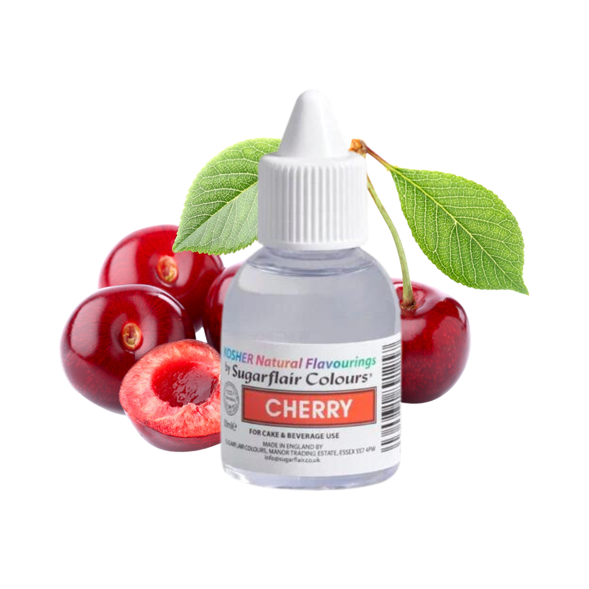 Sugarflair Cherry - Kosher Concentrated Natural Flavour / Food Flavouring 30ml