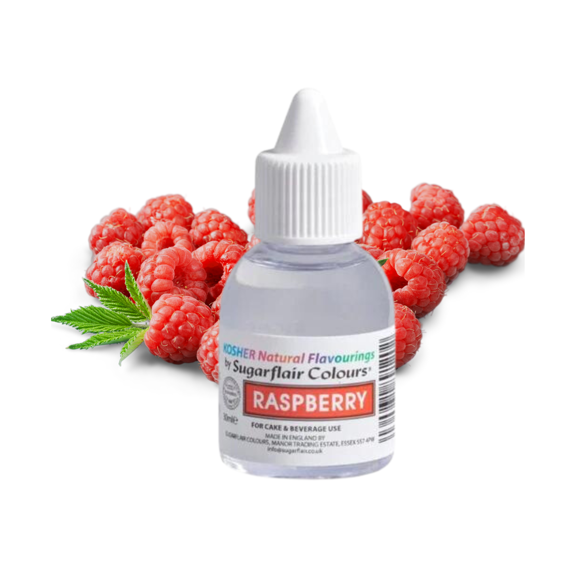 Sugarflair Raspberry - Kosher Concentrated Natural Flavour / Food Flavouring 30ml