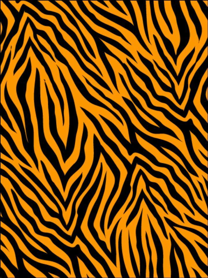 tiger print orange black animal edible Printed Cake Decor Topper Icing Sheet Toppers Decoration