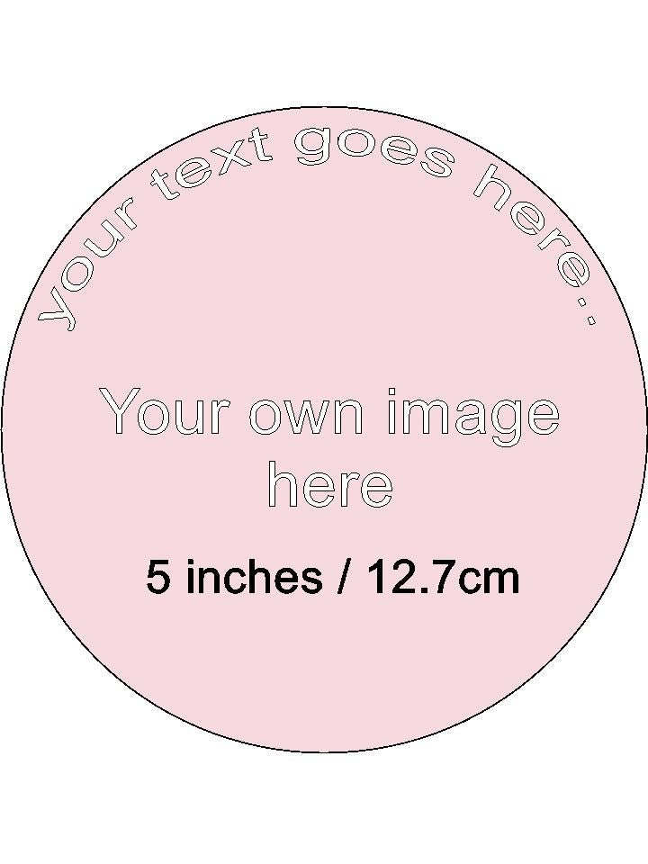 Five inches on sale actual size