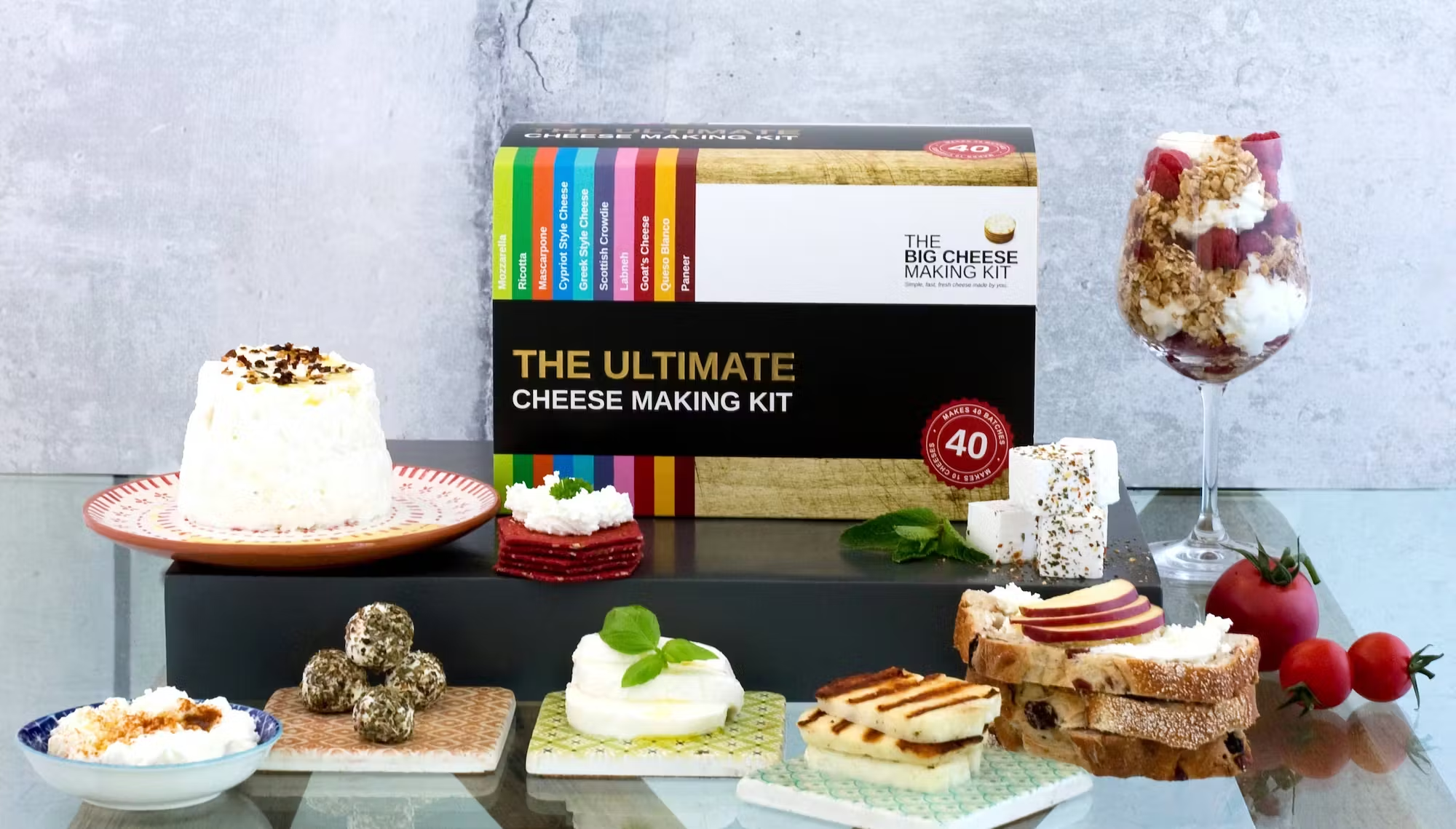 The Ultimate Cheese Making Kit by The Big Cheese Making Kit