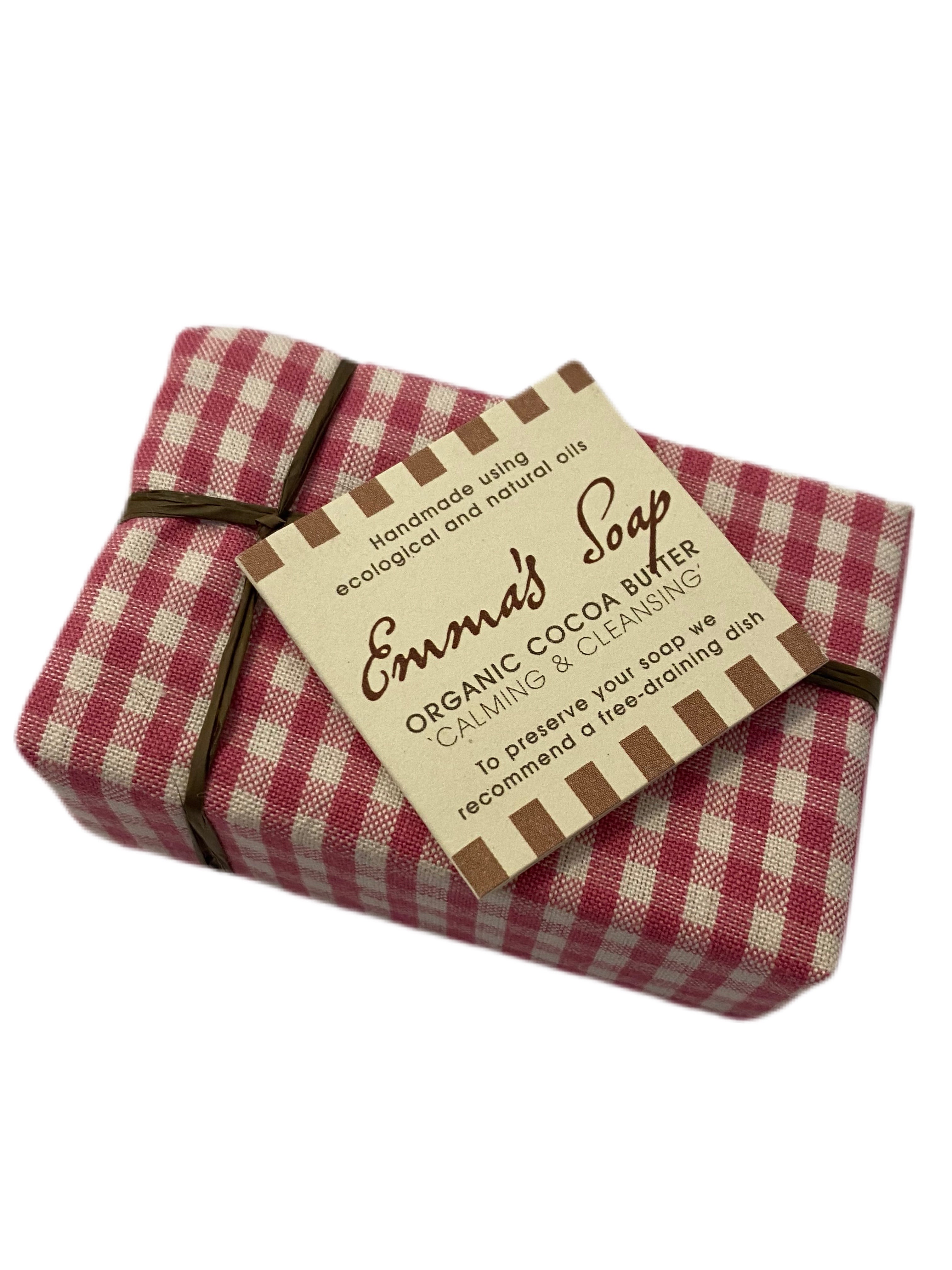 Emma's Soap - Organic Cocoa Butter Calming & Cleansing Soap Bar - Kate's Cupboard