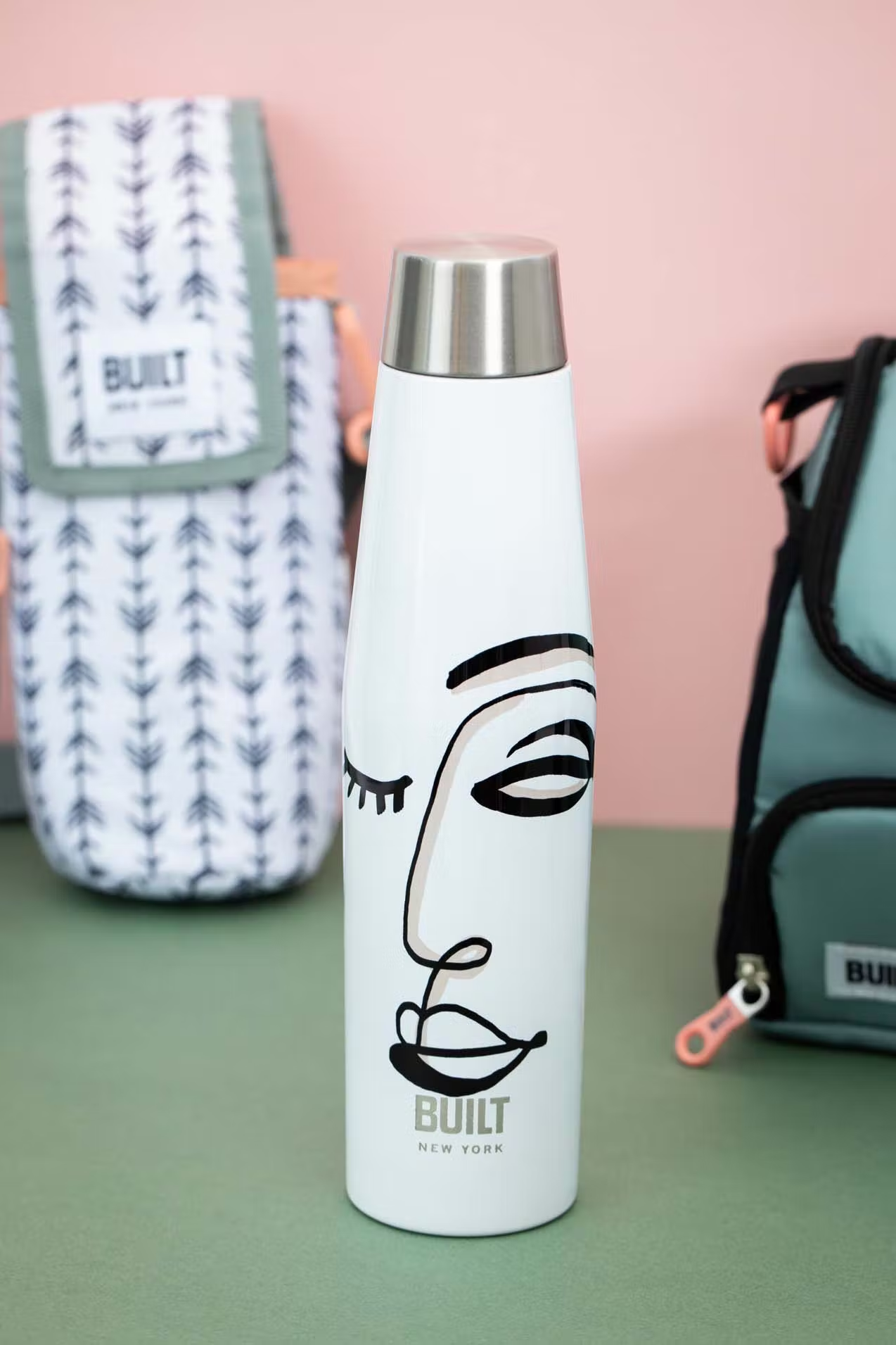 BUILT Apex 540ml Insulated Water Bottle - 'Belle Vie' Design