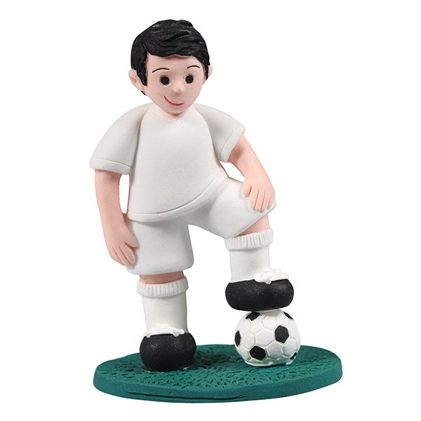 Cake Star Cake Topper - Footballer Player with Football - The Cooks Cupboard Ltd