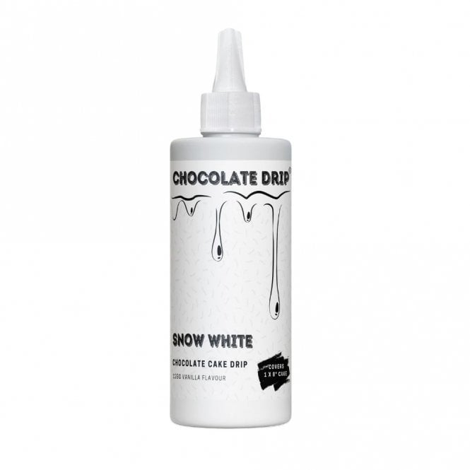 Cakers Drip Chocolate Cake Drip in Squeeze Top Bottle - 125grams - Snow White