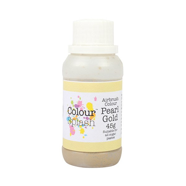 Colour Splash Airbrush Colour - Pearl Gold Colouring - The Cooks Cupboard Ltd