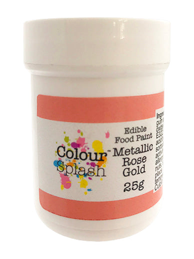 Colour Splash Edible Paint - Rose Gold - The Cooks Cupboard Ltd