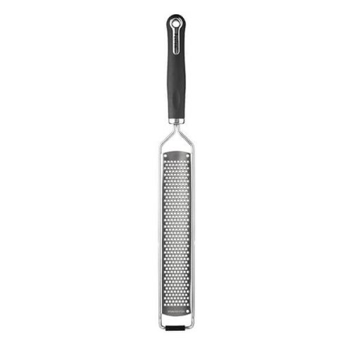 Fusion Long Fine Hand Held Grater with Blade Cover kates cupboard