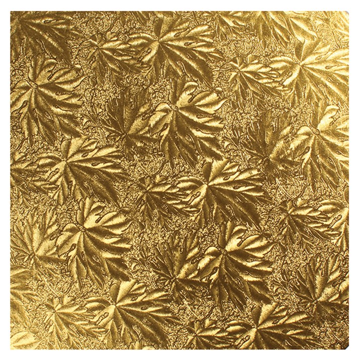 Gold Maple Leaf Double Thick Cake Card Square (3mm Thick) 10'' (254mm) - The Cooks Cupboard Ltd