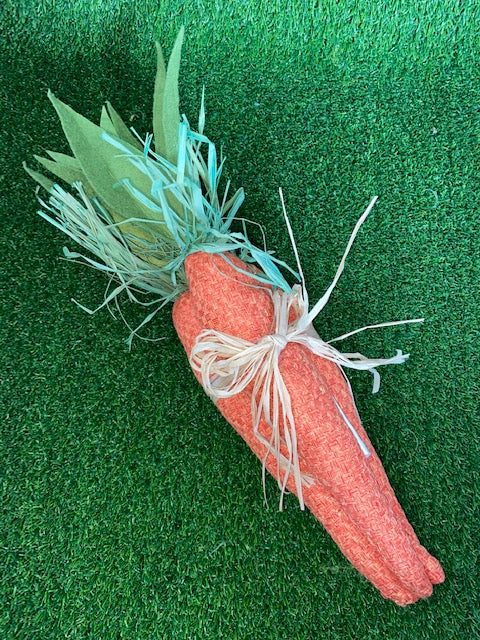 Decorative Fabric Carrots - Bundle of Three - The Cooks Cupboard Ltd