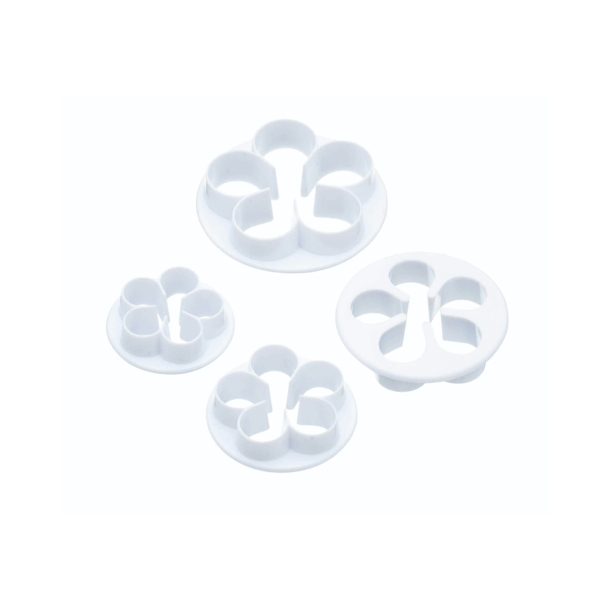Sweetly Does It Set of 4 Rose Fondant Cutters - The Cooks Cupboard Ltd