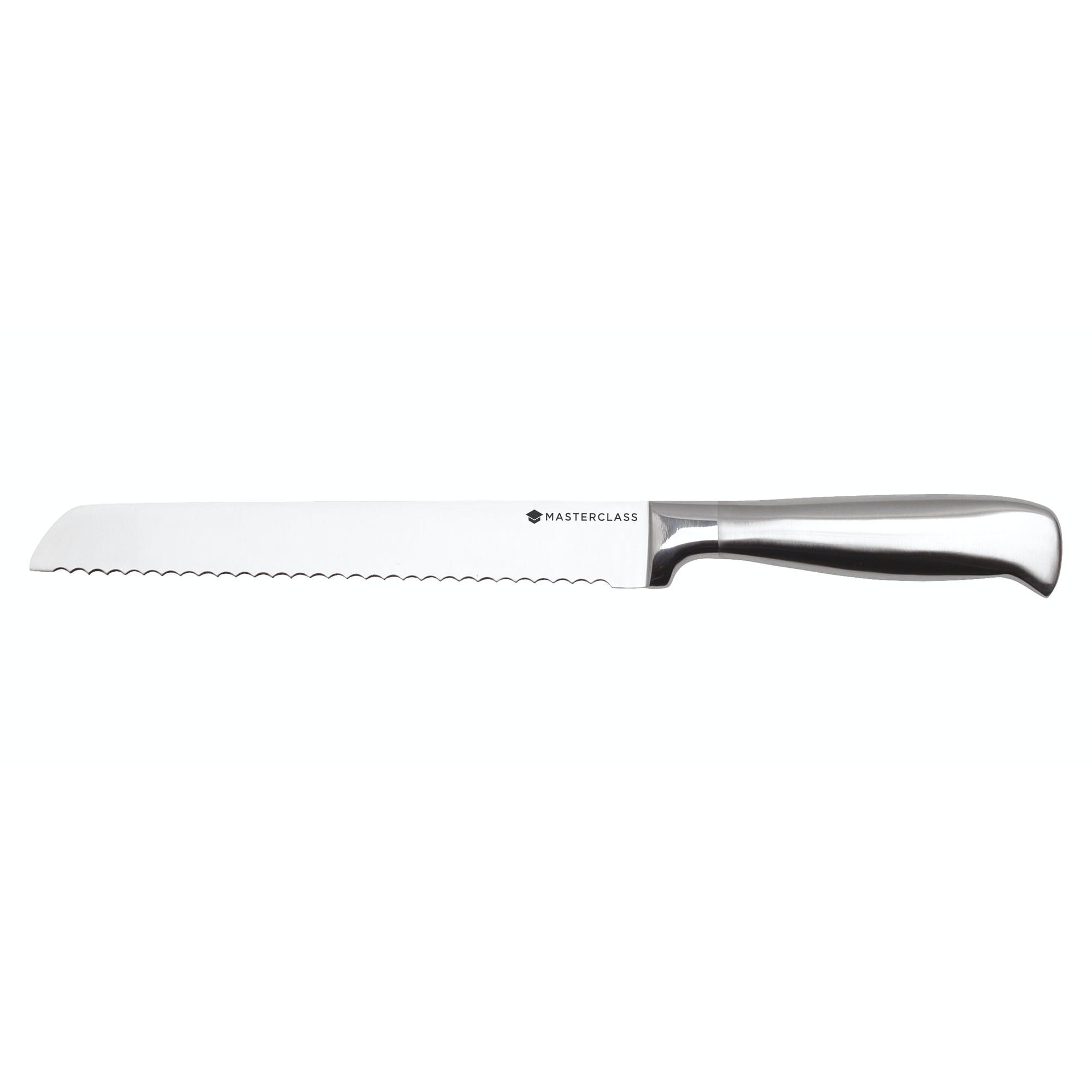 MasterClass Acero Stainless Steel 20cm (8") Bread Knife - The Cooks Cupboard Ltd