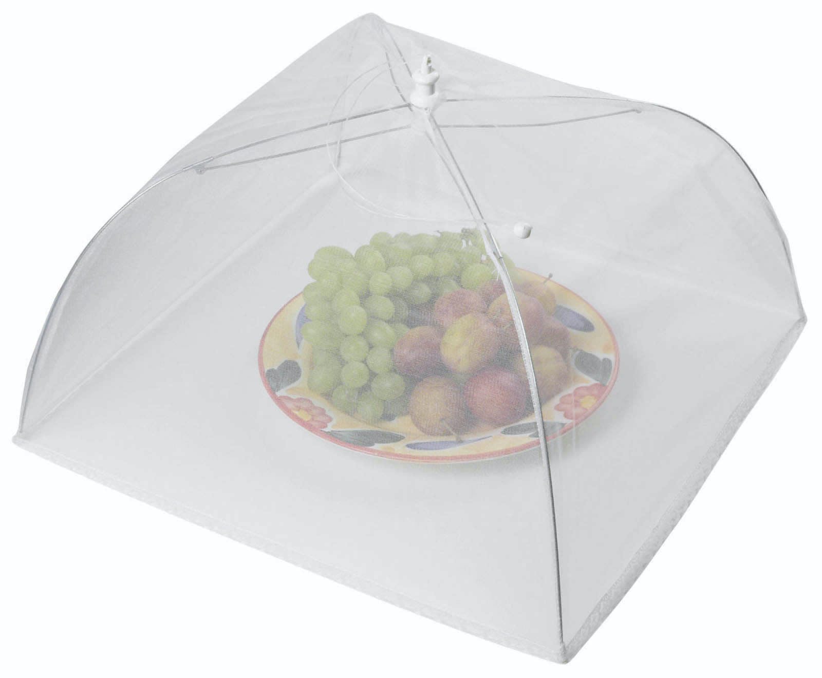 KitchenCraft 30cm White Umbrella Food Cover - The Cooks Cupboard Ltd