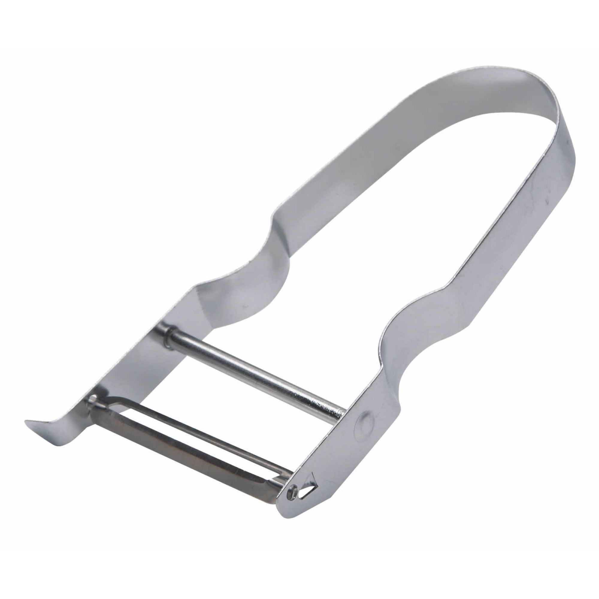 KitchenCraft Stainless Steel Safety Vegetable Peeler - The Cooks Cupboard Ltd