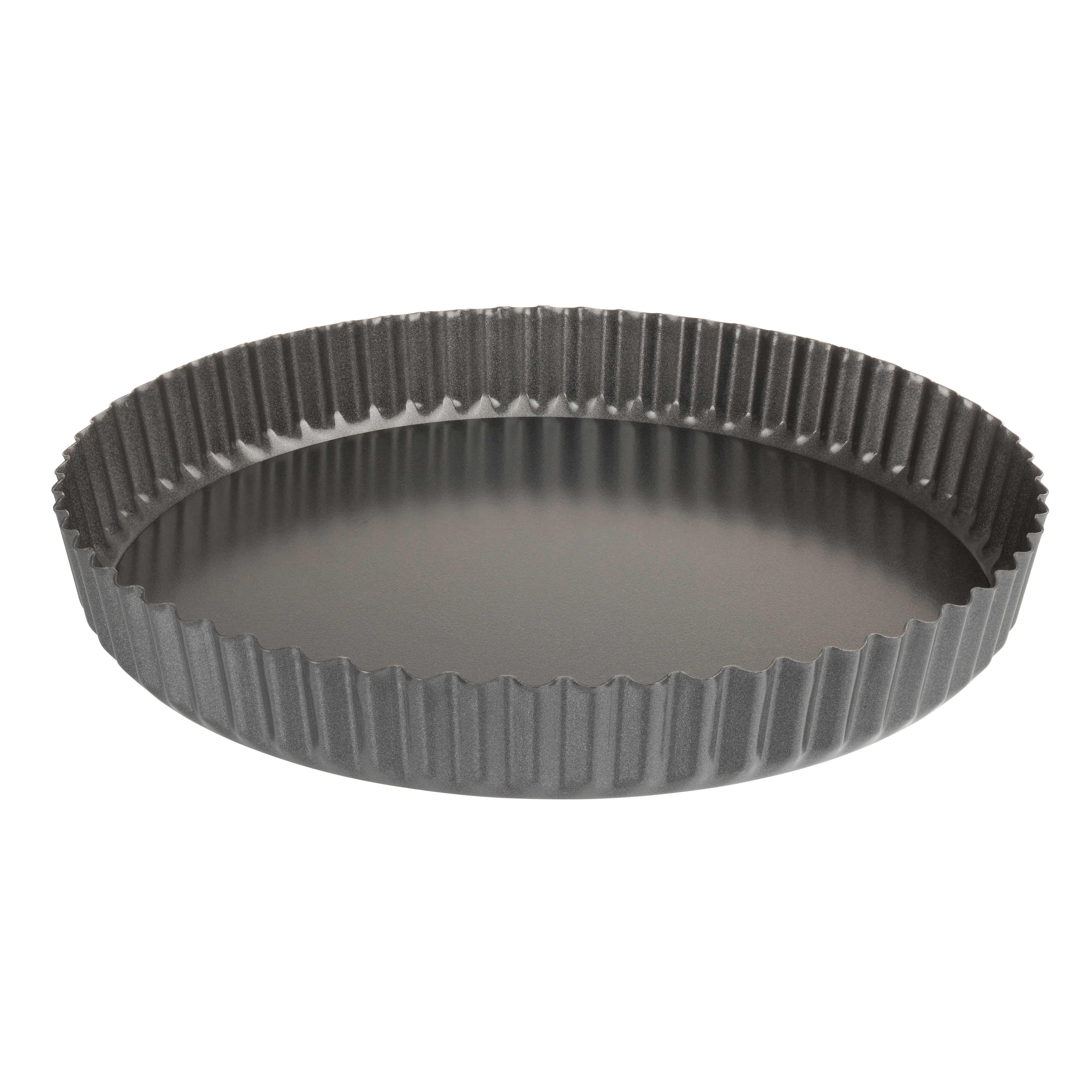 Luxe Kitchen Professional Quality 25cm Loose Base Fluted Quiche Baking Pan - The Cooks Cupboard Ltd