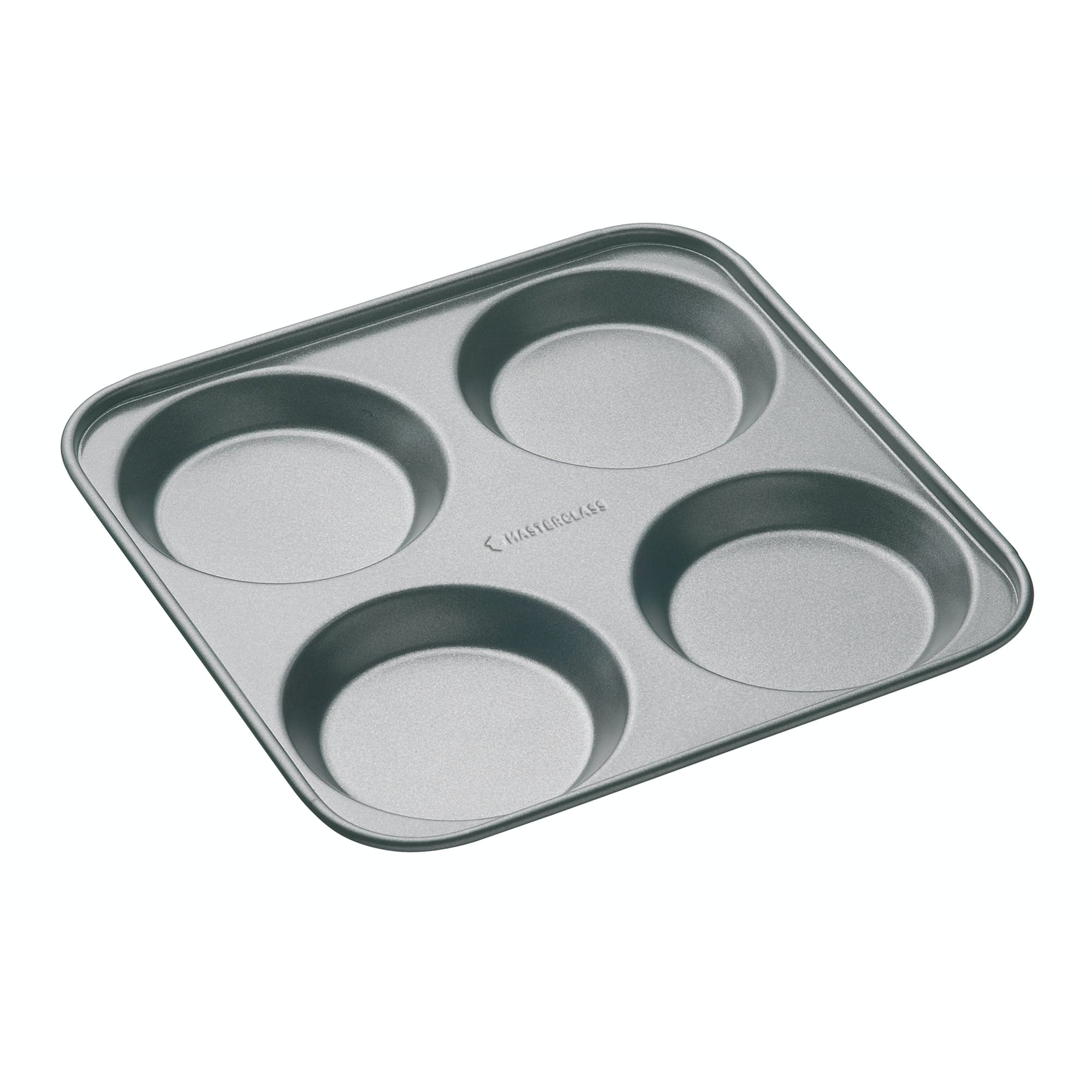 MasterClass Non-Stick 4 Hole Yorkshire Pudding Pan - The Cooks Cupboard Ltd