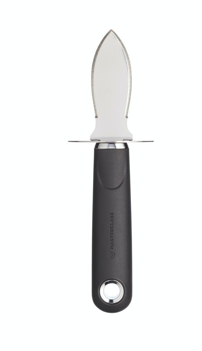 MasterClass Soft Grip Stainless Steel Oyster Knife - The Cooks Cupboard Ltd