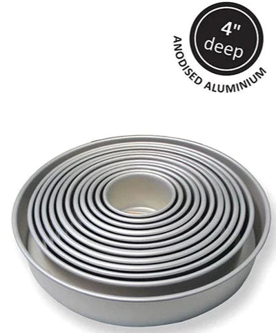 PME Round Cake Tin Anodised Aluminium Baking Pan 7" x 4" Deep - Kate's Cupboard