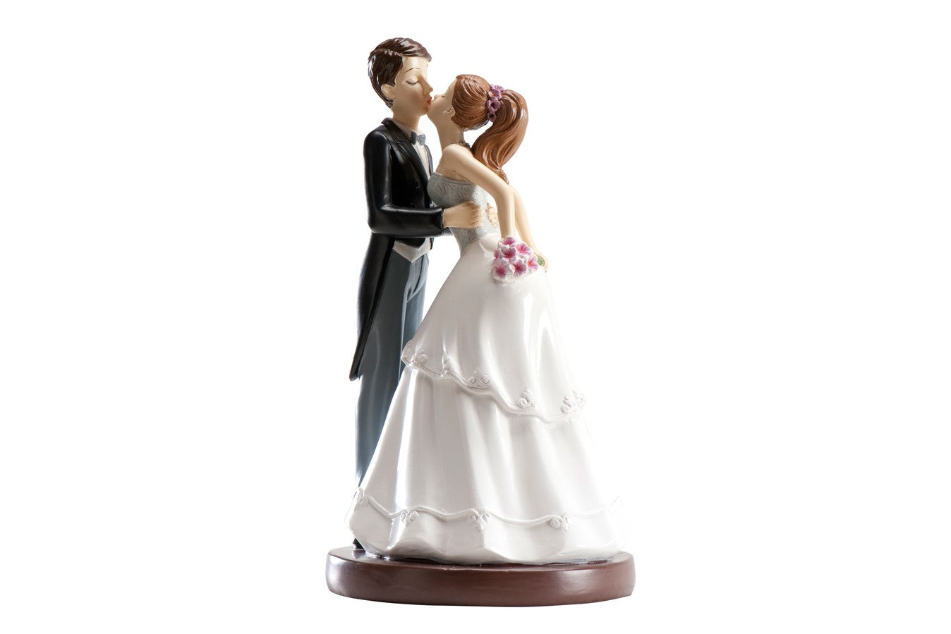 Resin Wedding Topper Kissing Bride & Groom Cake Topper Figurine - The Cooks Cupboard Ltd