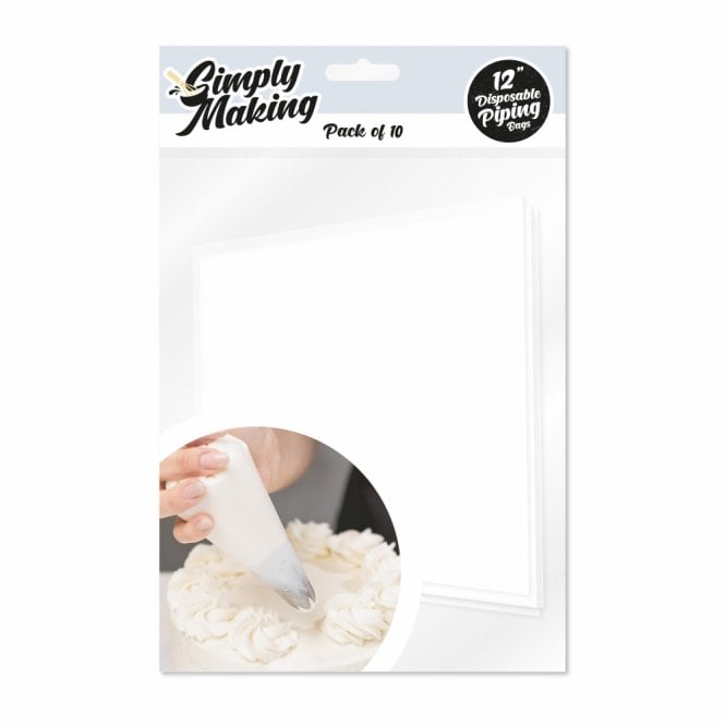 Simply Making 12 Inch Disposable Piping Bags Pack of 10