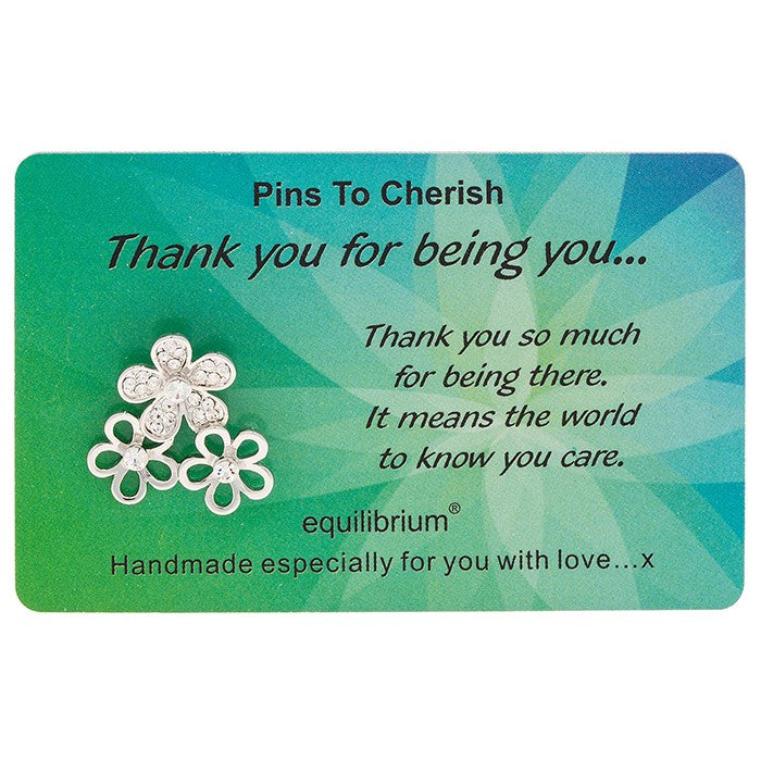 Equilibrium Cherished Pins Thank you - The Cooks Cupboard Ltd