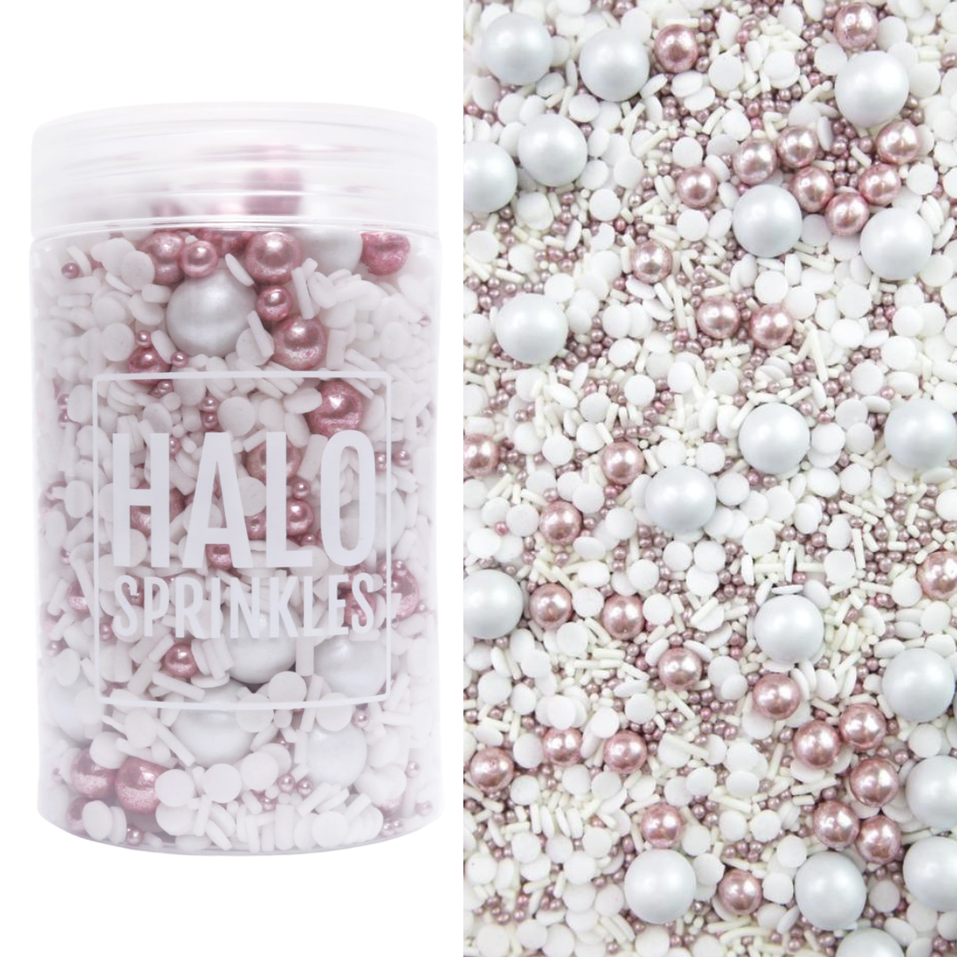 Halo Sprinkles - Luxury Edible Sprinkle Blend - Blushing Bride - Kate's Cupboard