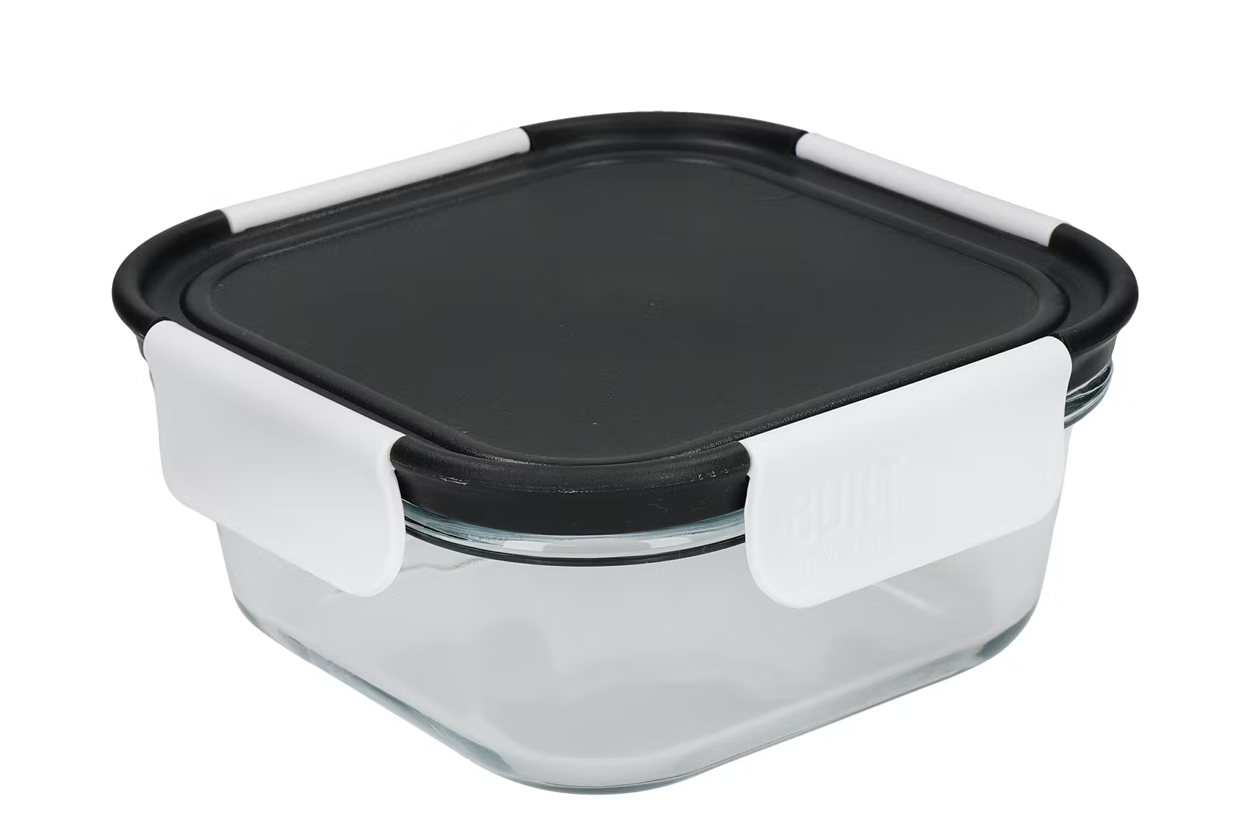 Built Classic Glass 700ml Lunch Box with Clip Seal Plastic Lid