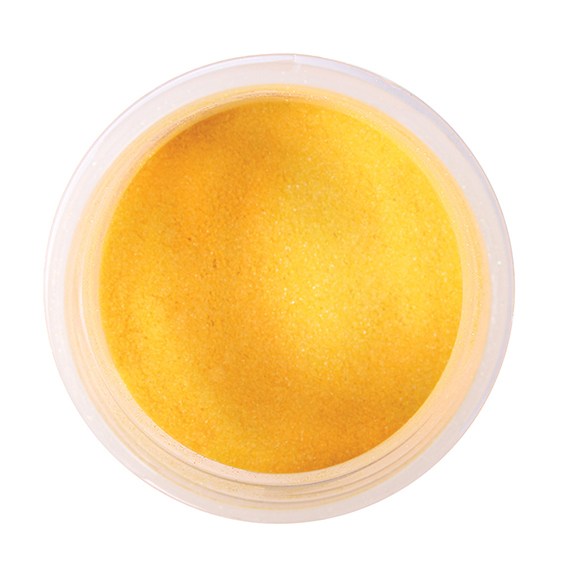 Colour Splash Dust - Pearl - Yellow - Sugarcraft Food Colouring Dust - The Cooks Cupboard Ltd