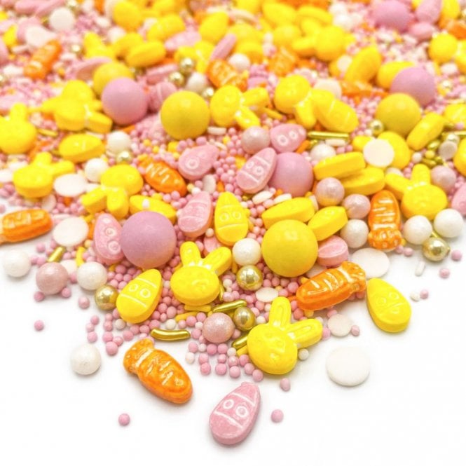 Happy Sprinkles - Luxury Edible Sprinkle Cake Decoration Mix - Happy Easter Theme