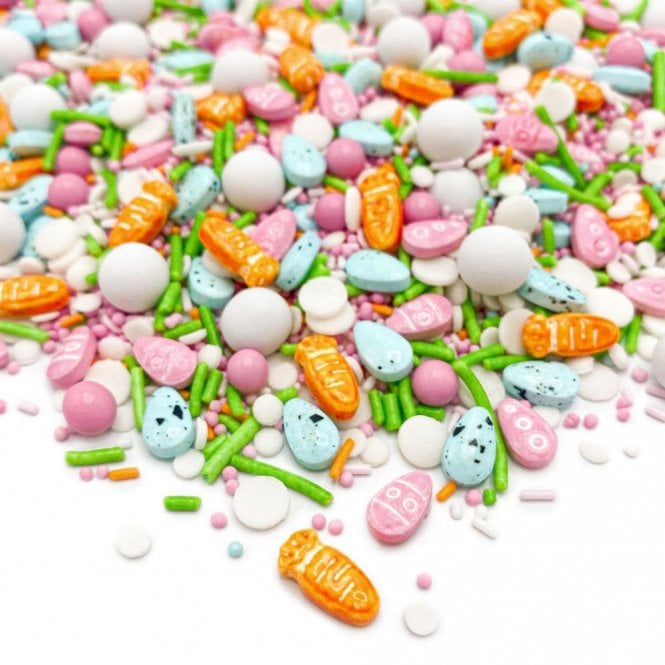 Happy Sprinkles - Luxury Edible Sprinkle Cake Decoration Mix - So Egg-Cited Easter Theme