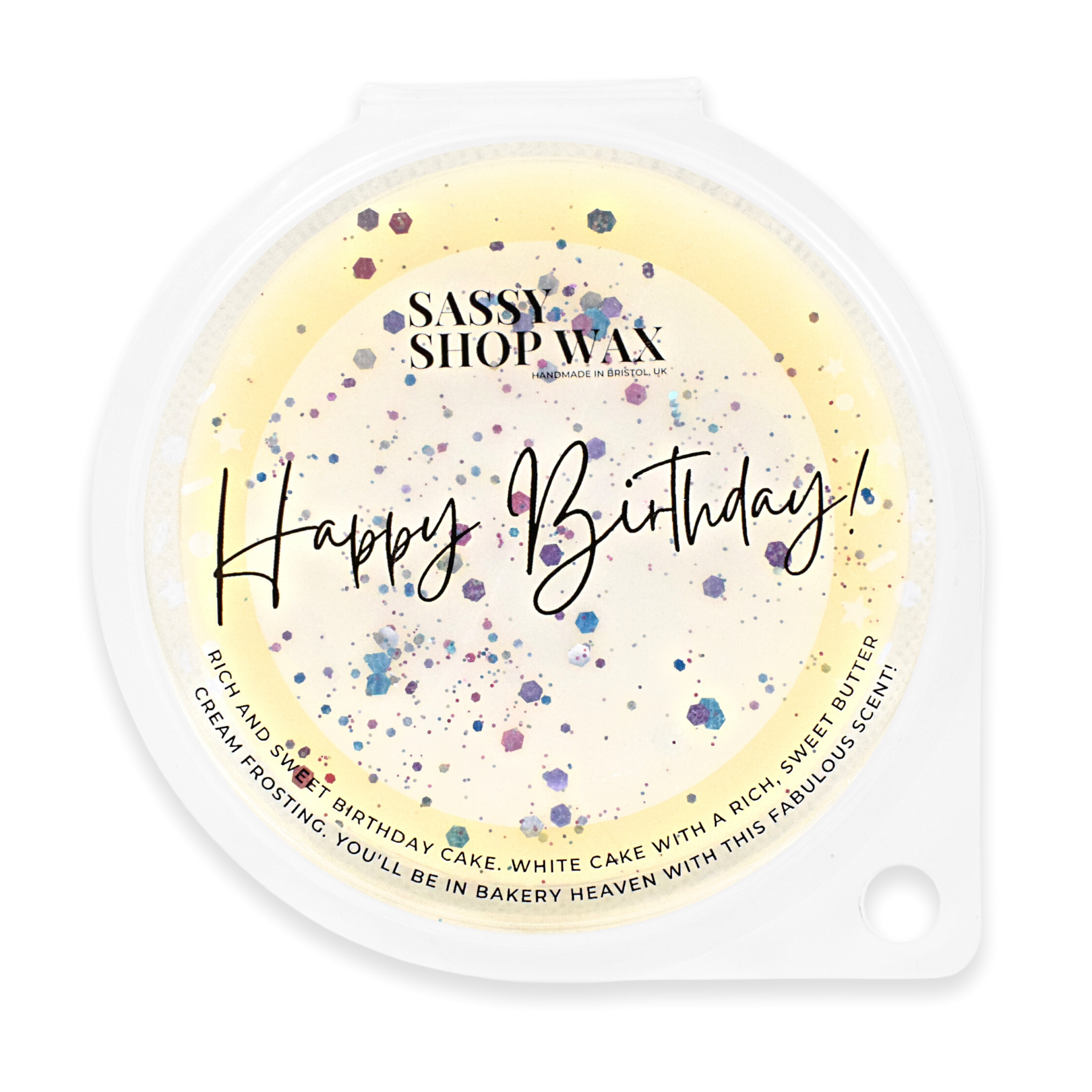 Wax Melt Happy Birthday Segment Pot by Sassy Shop Wax - Kate's Cupboard