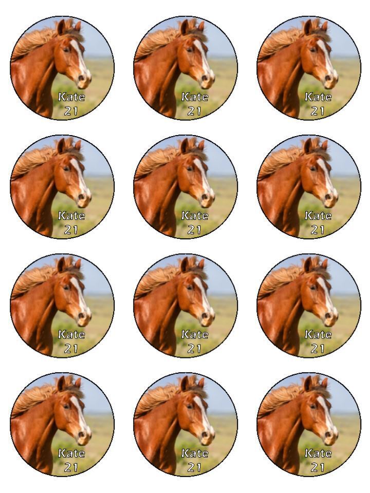 personalised-chestnut-horse-head-edible-printed-cupcake-toppers-icing for Free Printable Horse Cupcake Toppers Personalised Chestnut horse head Edible Printed Cupcake Toppers Icing for Free Printable Horse Cupcake Toppers