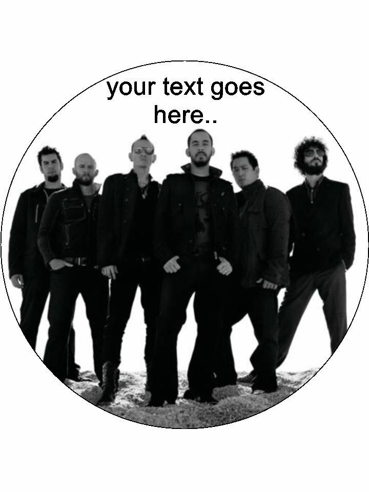 Linkin park artist music Personalised Edible Cake Topper Round Icing Sheet - The Cooks Cupboard Ltd